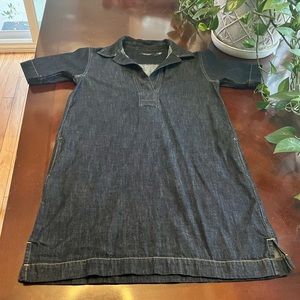 Ralph Lauren Waistless Johnny Collar Short Sleeve Dress